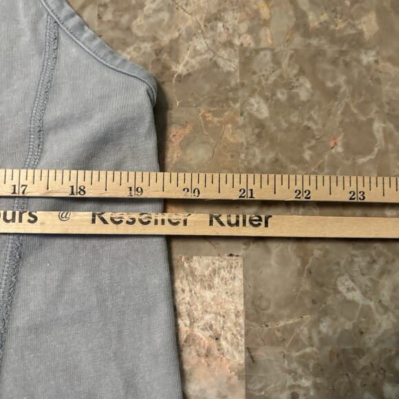 Gymshark Shirt Mens Large Grey Heritage Washed Stringer Tank Top Lifting Club - Picture 6 of 10